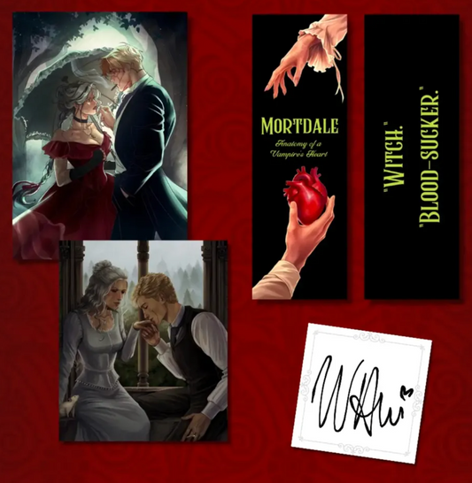Mortdale: Anatomy of a Vampire's Heart SIGNED BOOKPLATE PRE-ORDER (Includes 2 art prints and a double sided bookplate)