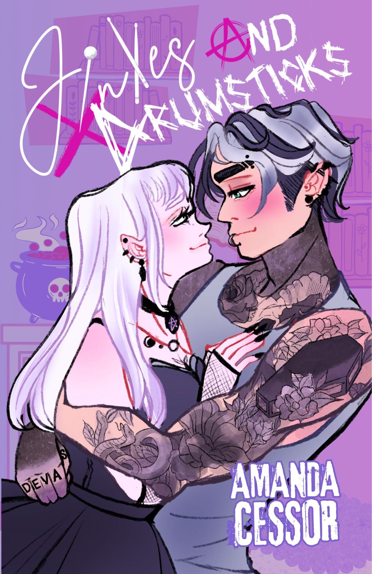 Jinxes and Drumsticks SIGNED BOOKPLATE PRE-ORDER (includes 2 art prints and 2 Stickers)