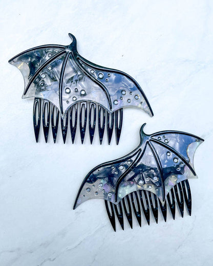 Black Dragon Wing Comb Set