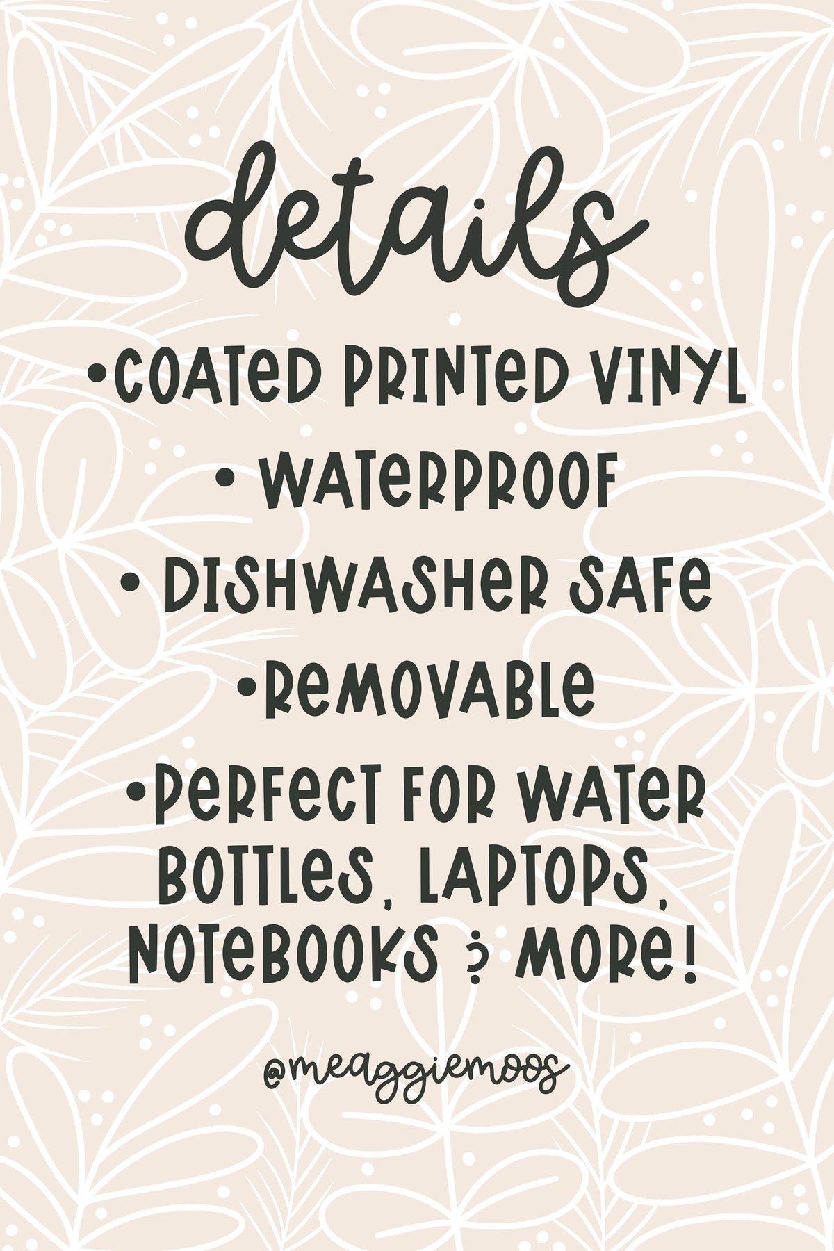 Apothecary Waterproof Vinyl Sticker Sheet image 1