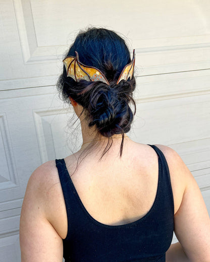 Gold Dragon Wing Comb Set