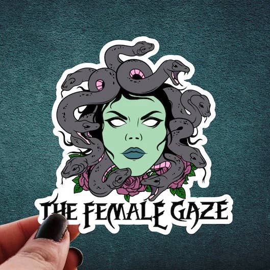 The Female Gaze Medusa Sticker