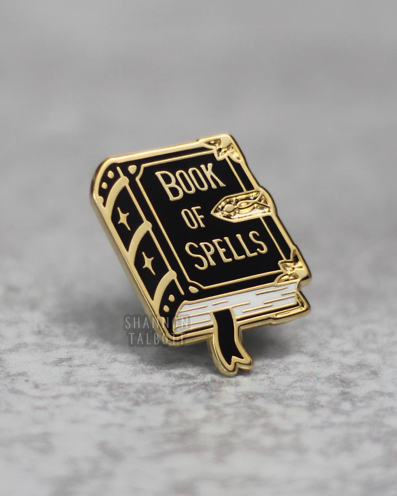 Book of Spells Witchy Spellbook Enamel Pin