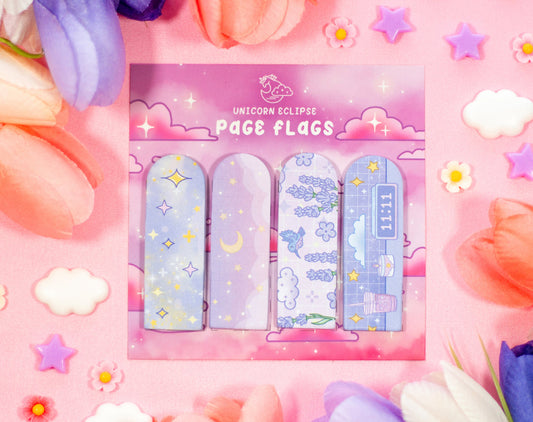 Celestial Purple Page Flags image 0
