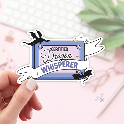 Certified Dragon Whisperer Sticker
