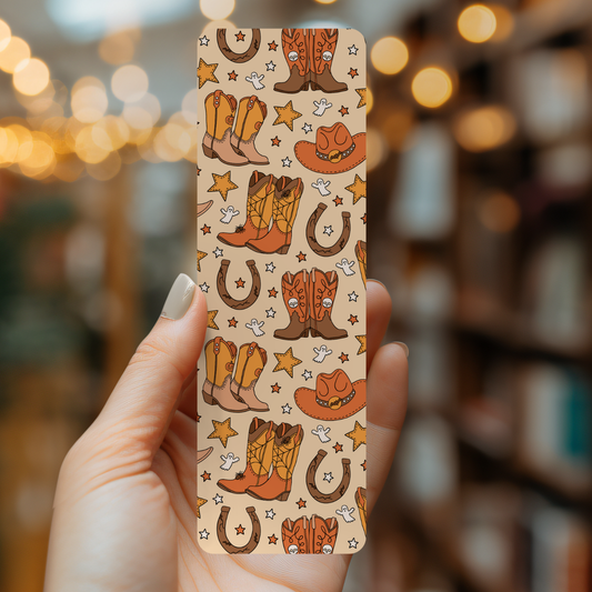 Western Halloween Bookmark 